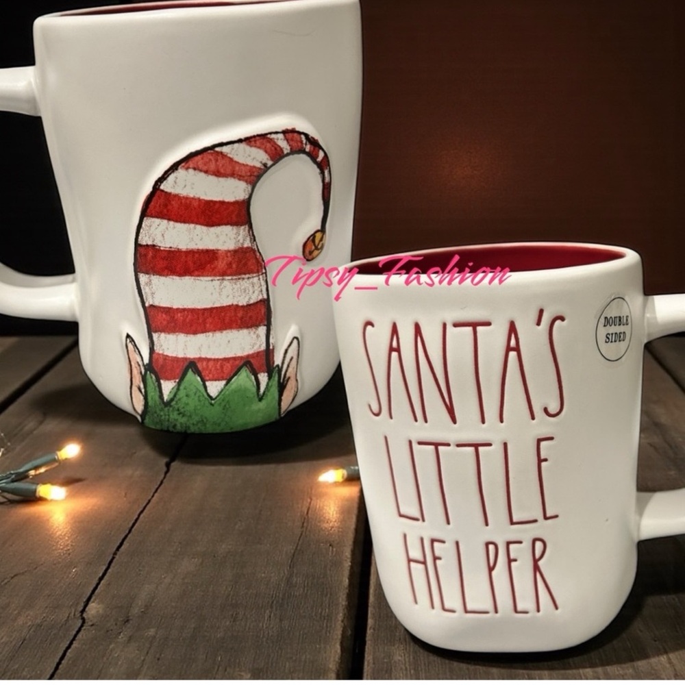Christmas Mug Hot Chocolate Coffee Rae Dunn Santa